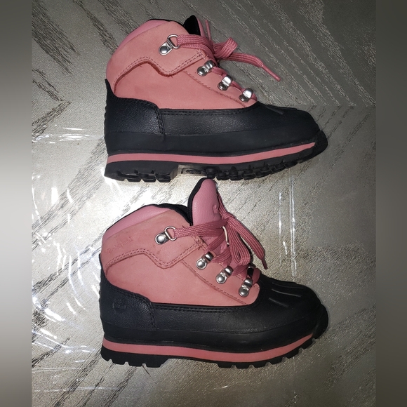 Toodler Girl's Timberland Hiker Boots 11 - Picture 6 of 11